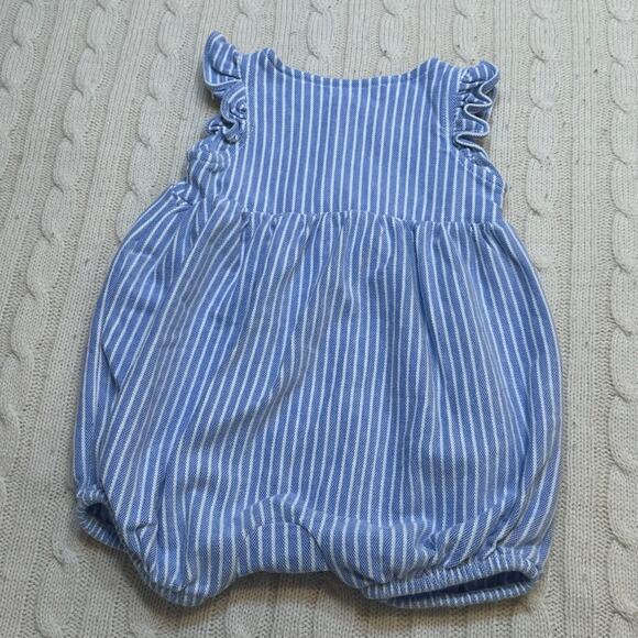 Ralph Lauren Baby Girl Knit Stripe Romper sz 3M - Picture 2 of 6